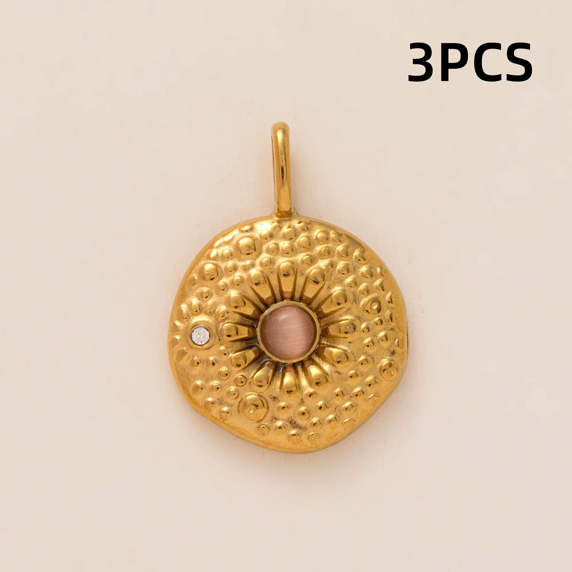 3 Stück Modische Schmetterling Kleiner Fisch Weiße Katze 316 Edelstahl Wasserdicht Farberhaltend DIY Anhänger Charms für Schmuck – Detail 4