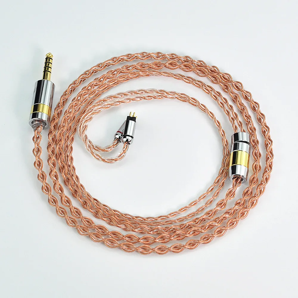 neotech upscale litz frozen 7N 단결정 구리 N5005 IE300 0.78 mmcx 헤드폰 업그레이드 케이블 4.4 플러그