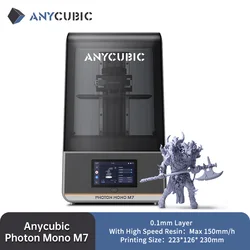 ANYCUBIC Photon Mono M7 Mono MSLA 3D Printer High Speed Resin Photocuring 14K 3D Printer 10'' LCD Printing Size 223*230*126mm