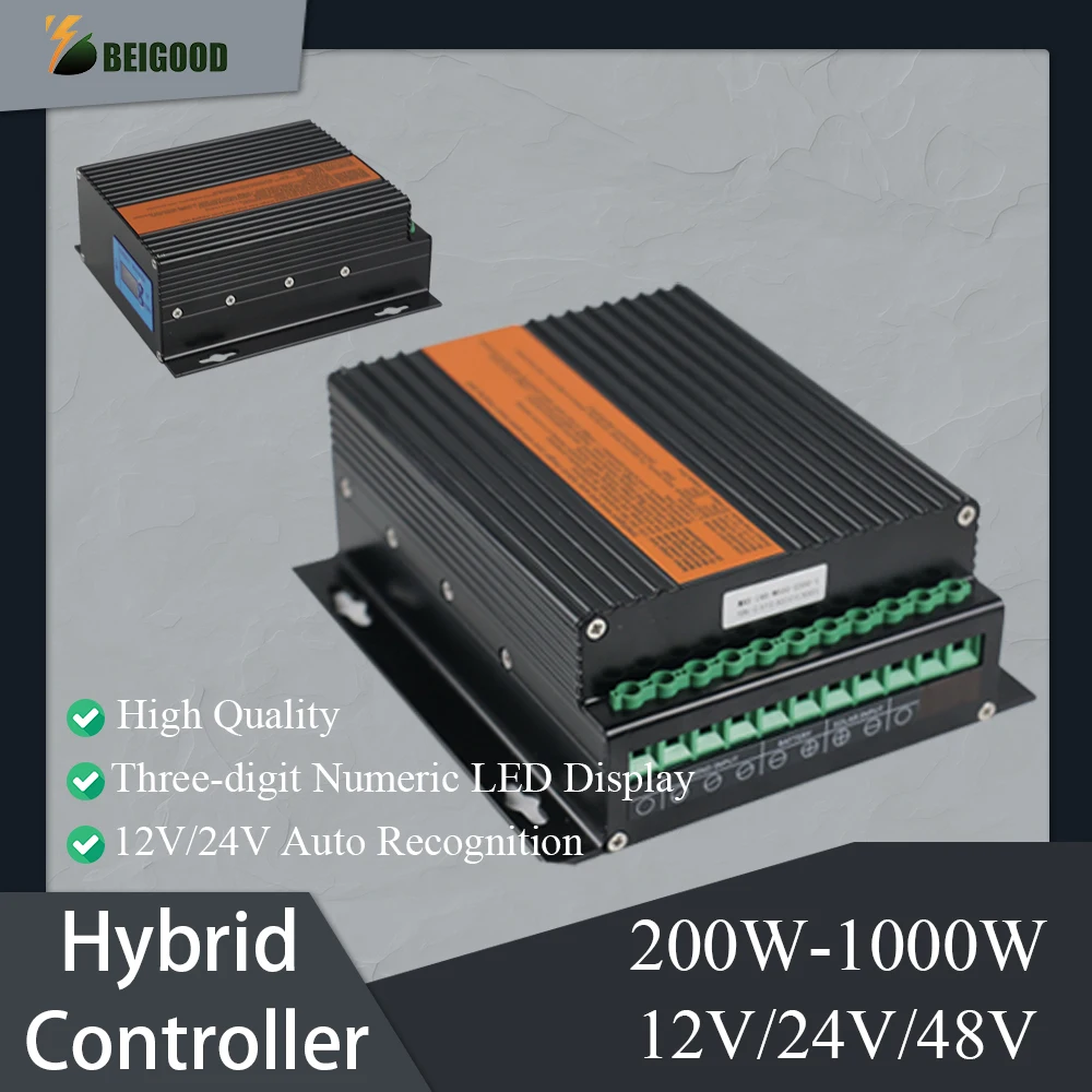 Wind Solar Hybrid System MPPT Charge Controller 6000W 8000W 10000w Solar 12V 24V Auto 48V Regulator For Wind Turbine Generator