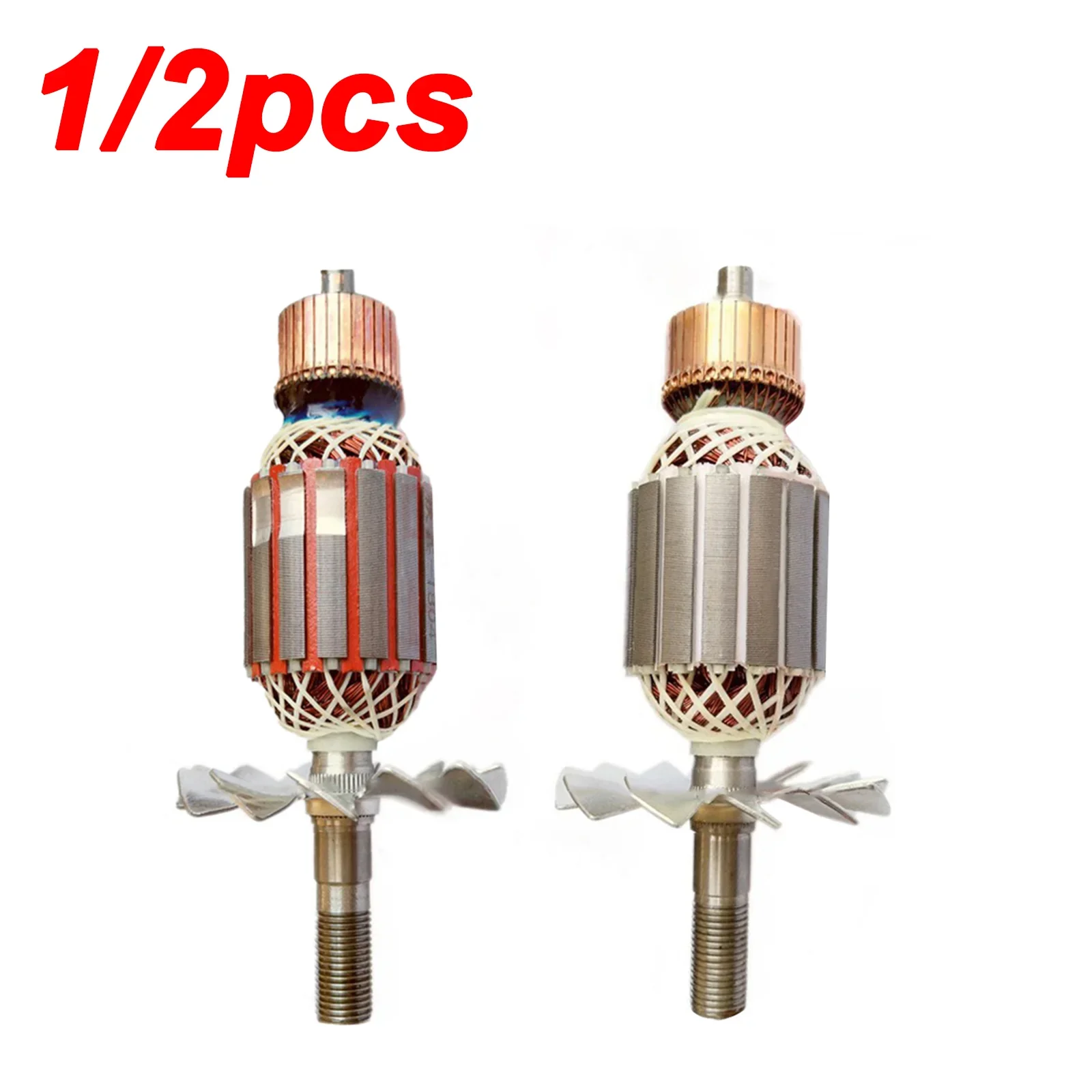 

1/2pcs Metal Armature Rotor 255 Aluminum Sawing Machine Rotor Aluminum Cutting Machine Replacement Spare Parts Power Tool Parts