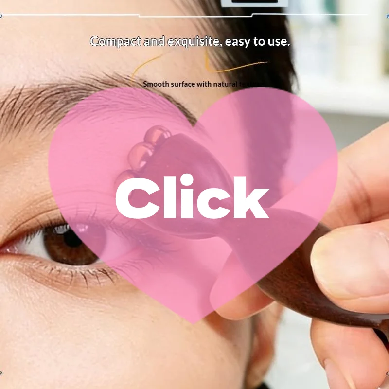 Eye Massage Sticks,Sandalwood Eye Face Roller Massager,Eyes Fatigue Relief Massage Stick for Reducing Puffiness Bags Muscle Ach