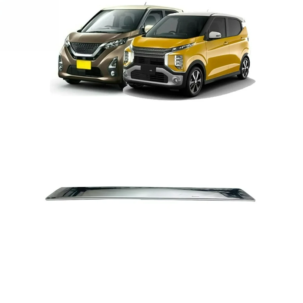 Cubierta para auto Nissan DAYZ y Mitsubishi ekX 2019 2020, moldura superior cromada ABS para la puerta trasera, maletero, cajuela.