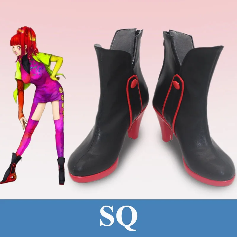 Game Gnos SQ Cosplay Schoenen SQ Hoge Hakken Voor Hallowmas Party Volwassen Vrouwen Mannen Rollenspel Prop Custom Made