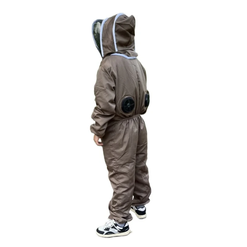 Full set of one piece breathable bee keeping clothes, thickened protective clothing, protective clothing, keeping Hooded clothes view 6