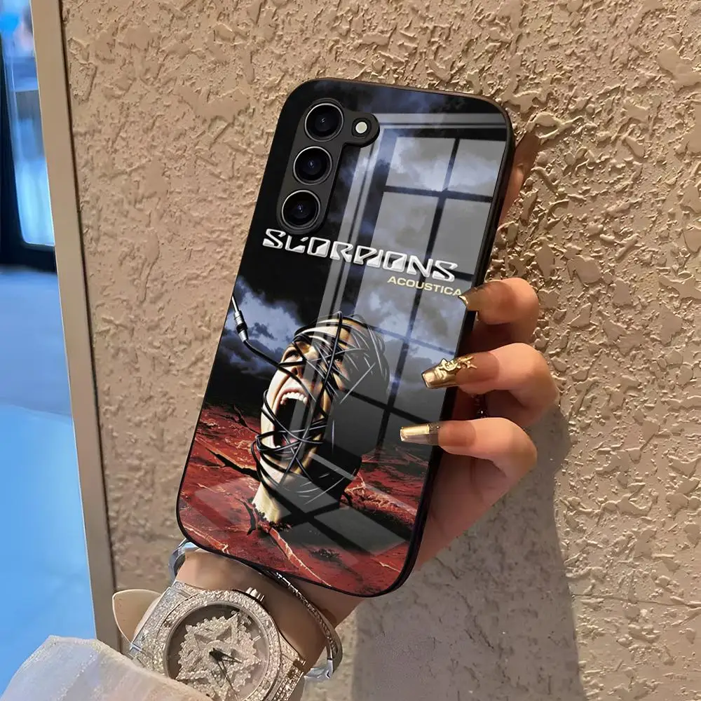 Band S-ScorpionsES Phone Case For Samsung S26 S25 S24 S23 S22 Ultra Plus Fe A57 A37 A17 A27 5G Glass Cover