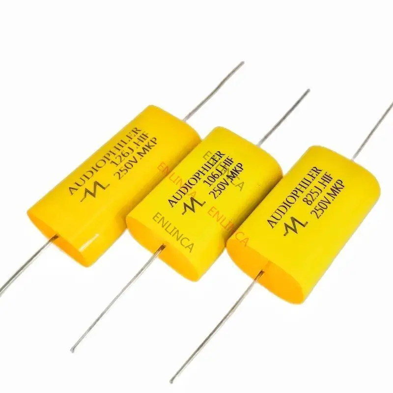 QUARKZMAN 4 Condensatori MKP 33uF 250V – Non Polarizzati, In Policarbonato, Per Crossover Audio E Filtri Alta Frequenza – Tolleranza ±5%
