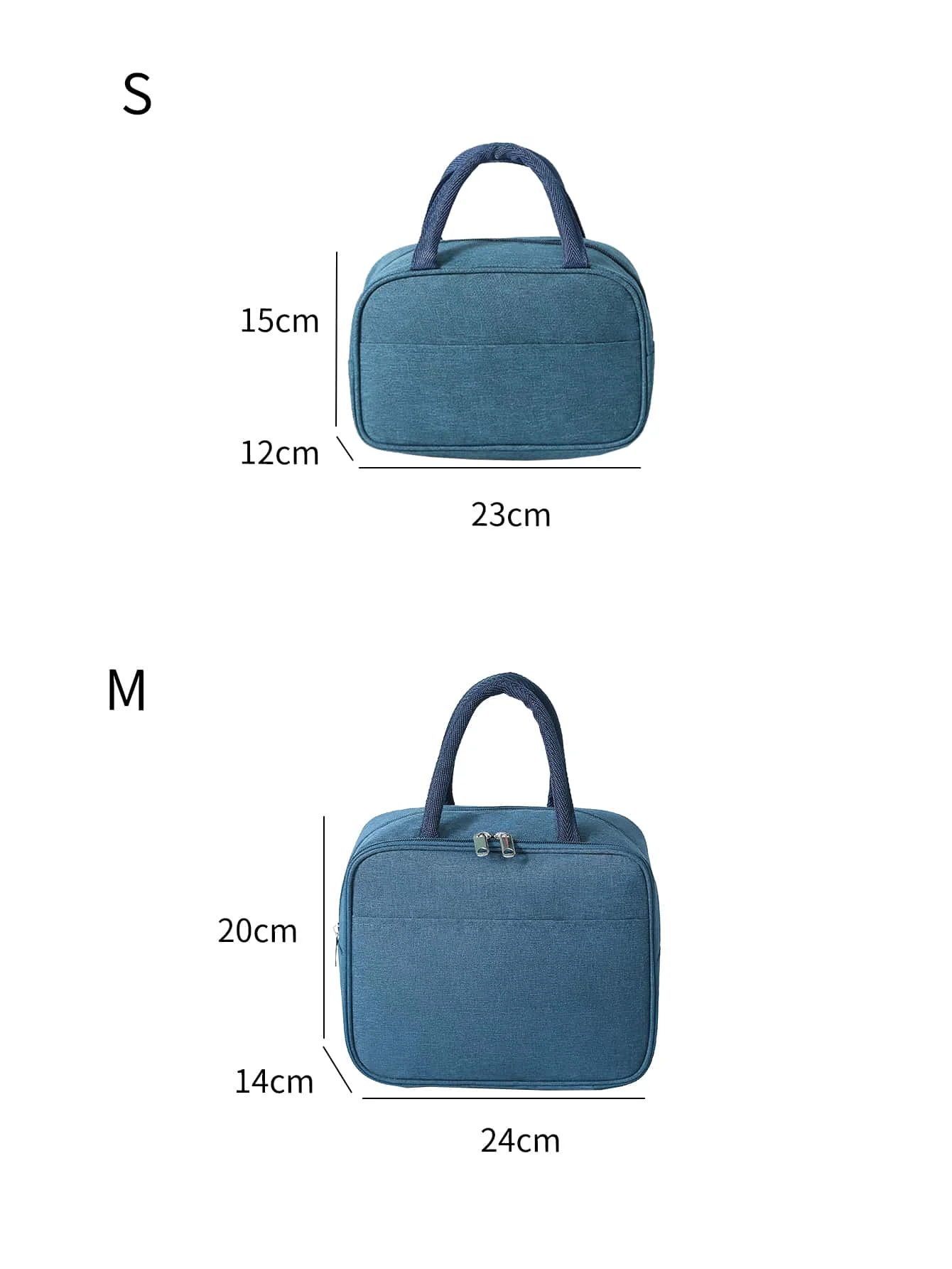 1개 휴대용 도시락 가방 - 음식 보관 및 편리한 휴대를 위한 단열 열가방