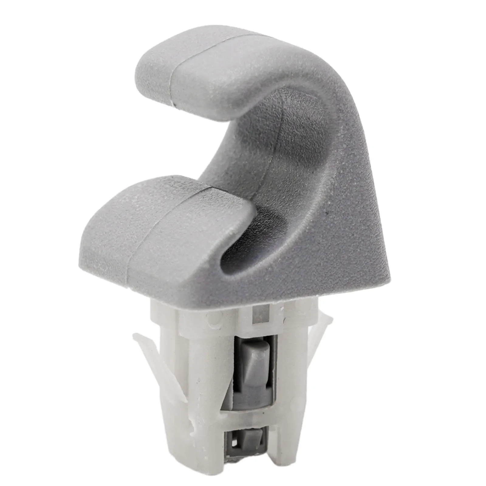 

Car Parts Car Hook Clip Grey 26.2x24.8x46.5mm Bracket Plastic Sun Visor Hook Clip Car Car 2pcs Easy Installation