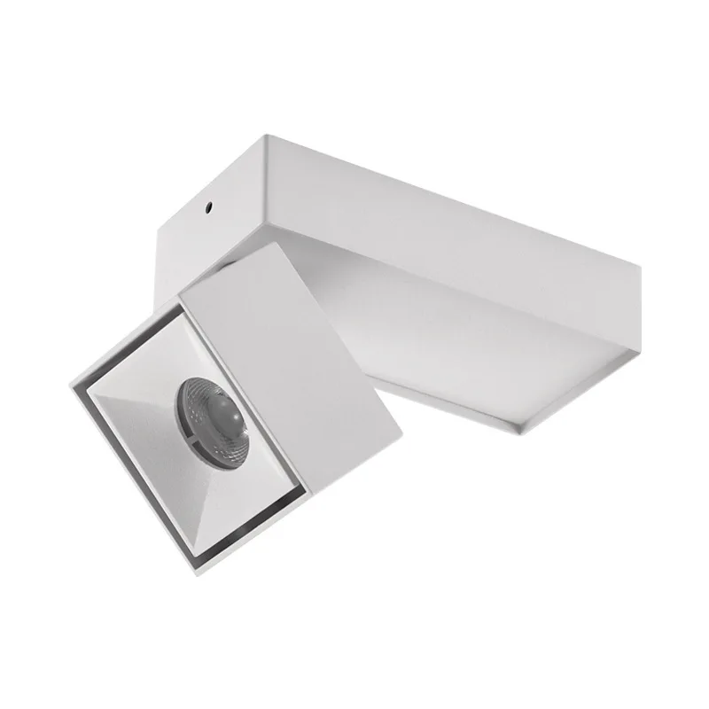 mounted ceiling spotlight deep cup anti-glare, no main light aluminum alloy adjustable COB living room hotel commercial lighting