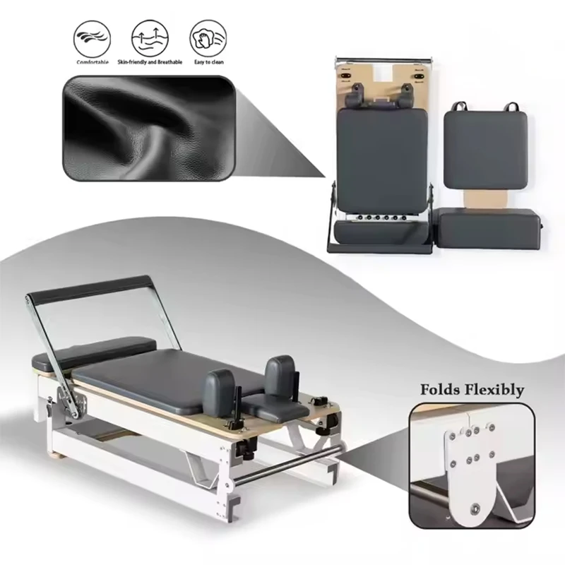 Home Folding Body Shaping Machine Prati Bed Pilates Body Shaping Machine Home Pilates MachineAluminum Alloy Pilates Core Bed view 2
