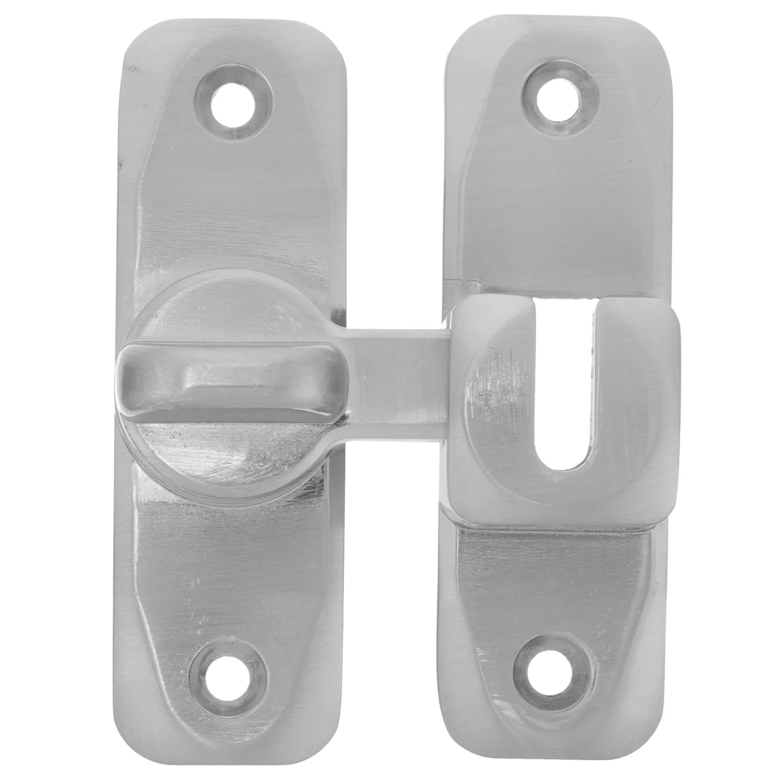 

1 Set Garage Barn 90 Degree Zinc Alloy Security Clasp Reinforcement For Sliding Bathroom Gate Latch Rustproof Durable Latch
