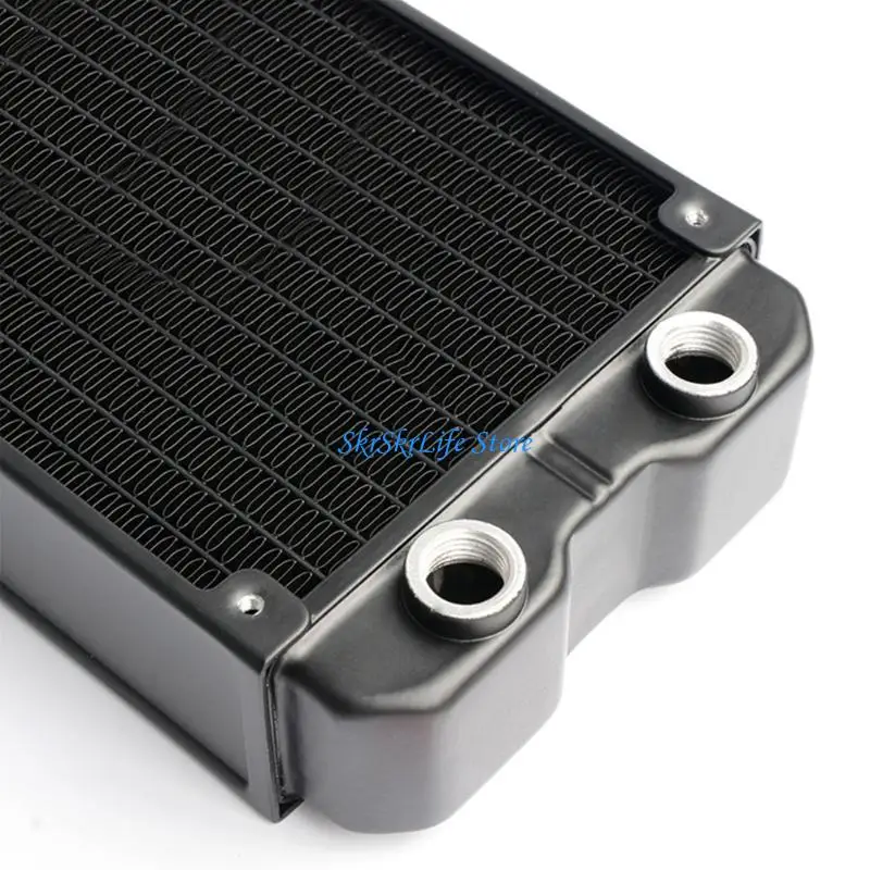 E65E High Performances 45mm Thick Double Layer Aluminum Water Cooling Radiators For PC