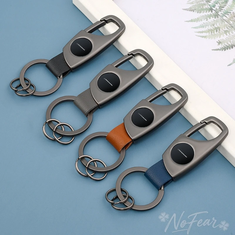 

For BMW performance BMW M Power Performance M3 M5 X1 X3 X5 X6 x7 Suede Alloy+Leather Car Emblems Keychain Ornaments Keyring
