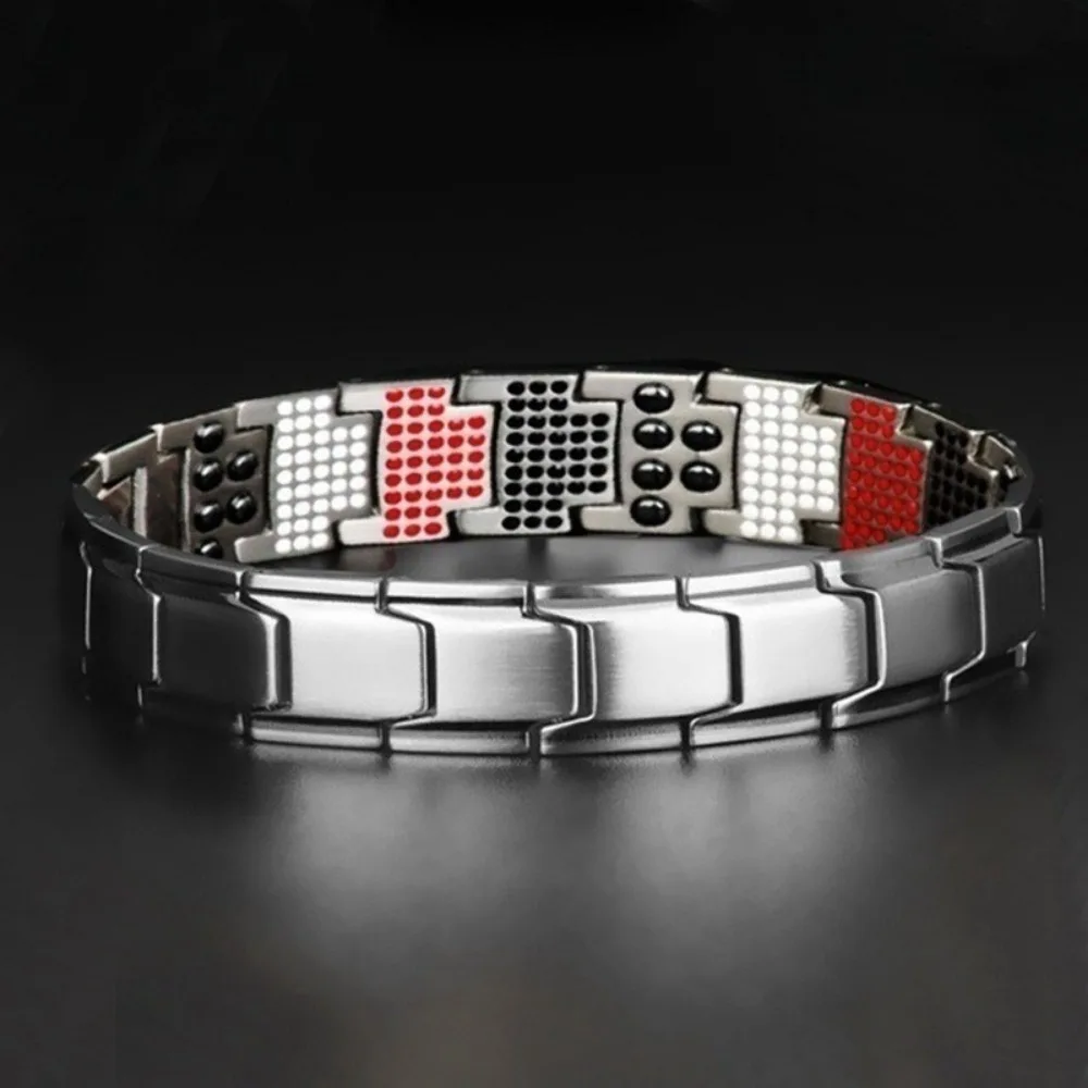 Magnetic Chain Link Bracelet Women Men Energy Bracelets Jewelry Pulseras Acero Inoxidable Para Mujer Bracelet Homme Bisuteria 팔찌