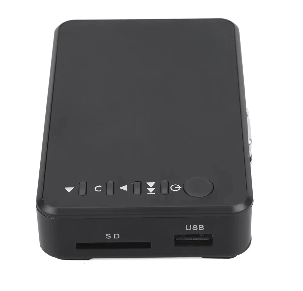 Mini Full HD 1080P Digital HDD Media Player OEM Brand Private Mold VGA Output Plastic Construction Compatibility SD Card USB