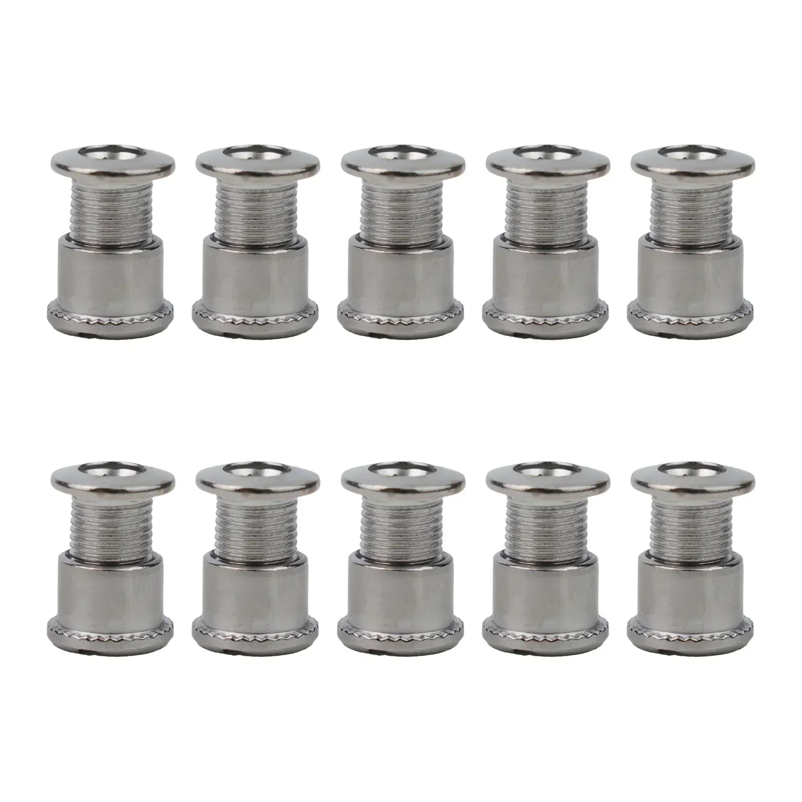 10pcs For Each Single/Double/Triple Chainring Bolts Screws Disc Crankset Nuts Chainwheel Fit For Road Bike Mountain Bike