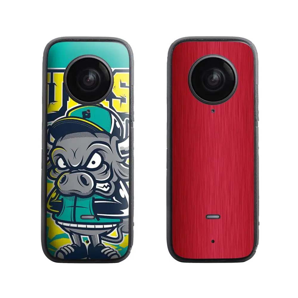 Cartoon Sticker for Insta360 ONE X2 Scratch-Resistant Camera PVC Water-proof Protective Film for Insta 360 ONE X2 Accessories