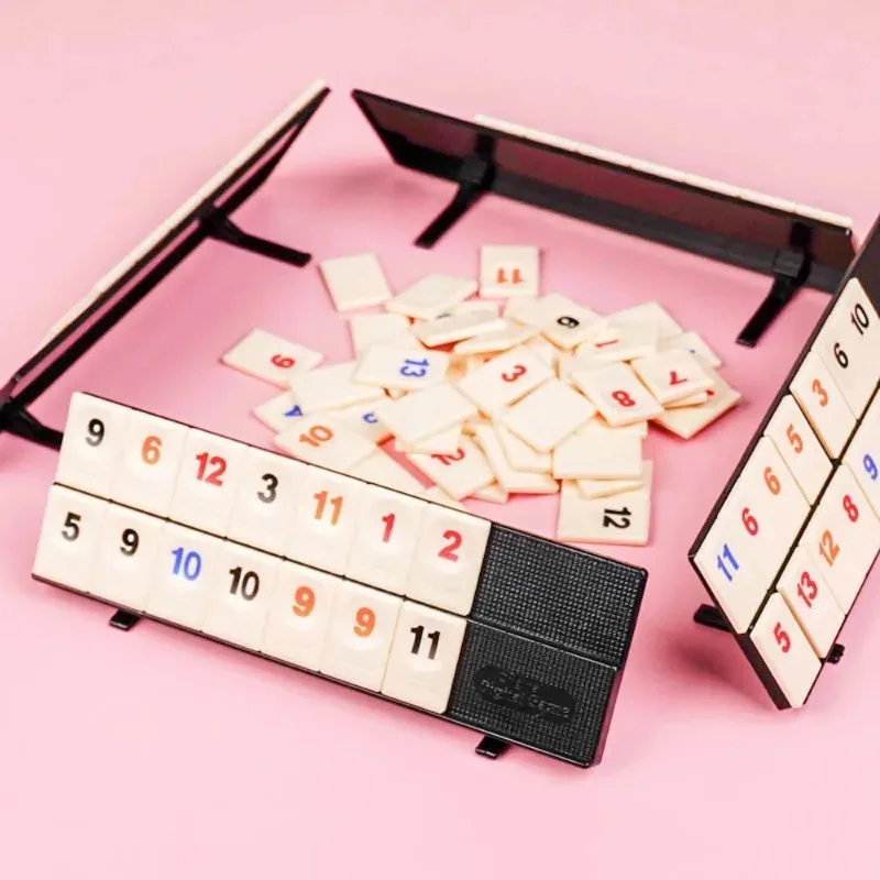 لعبة اللوحة الكلاسيكية من بلاط الروم سريعة الحركة 2-4 أشخاص لعبة جونغ الرقمية الإسرائيلية الأكثر سخونة لعبة الحفلات المحمولة