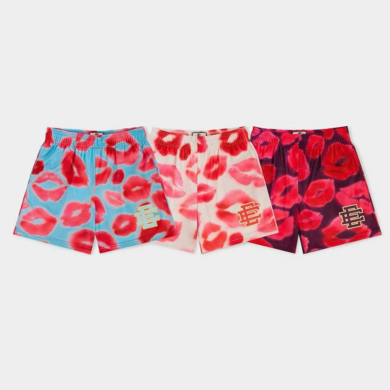 2024 EE 기본 짧은 뉴욕시 스카이 라인 체육관 남성 캐주얼 반바지 피트니스 스포츠 반바지 여름 운동 메쉬 반바지 남자 반바지