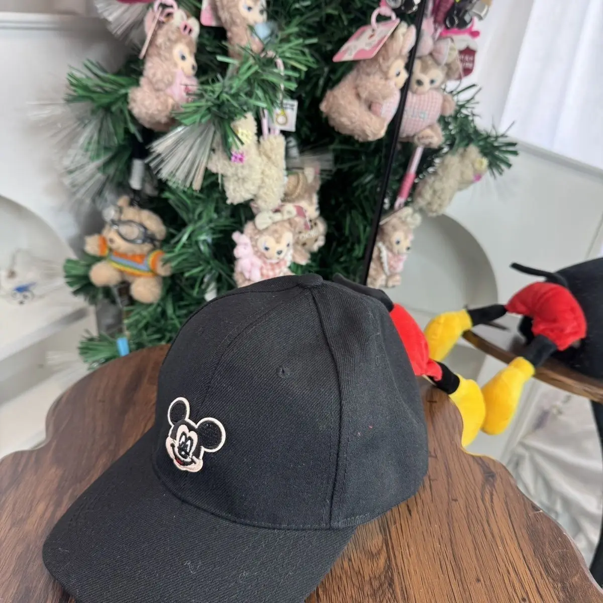 Miniso cute Mickey butt hat baseball hat parent-child super cute spring and summer cartoon new thin quick-drying baseball cap