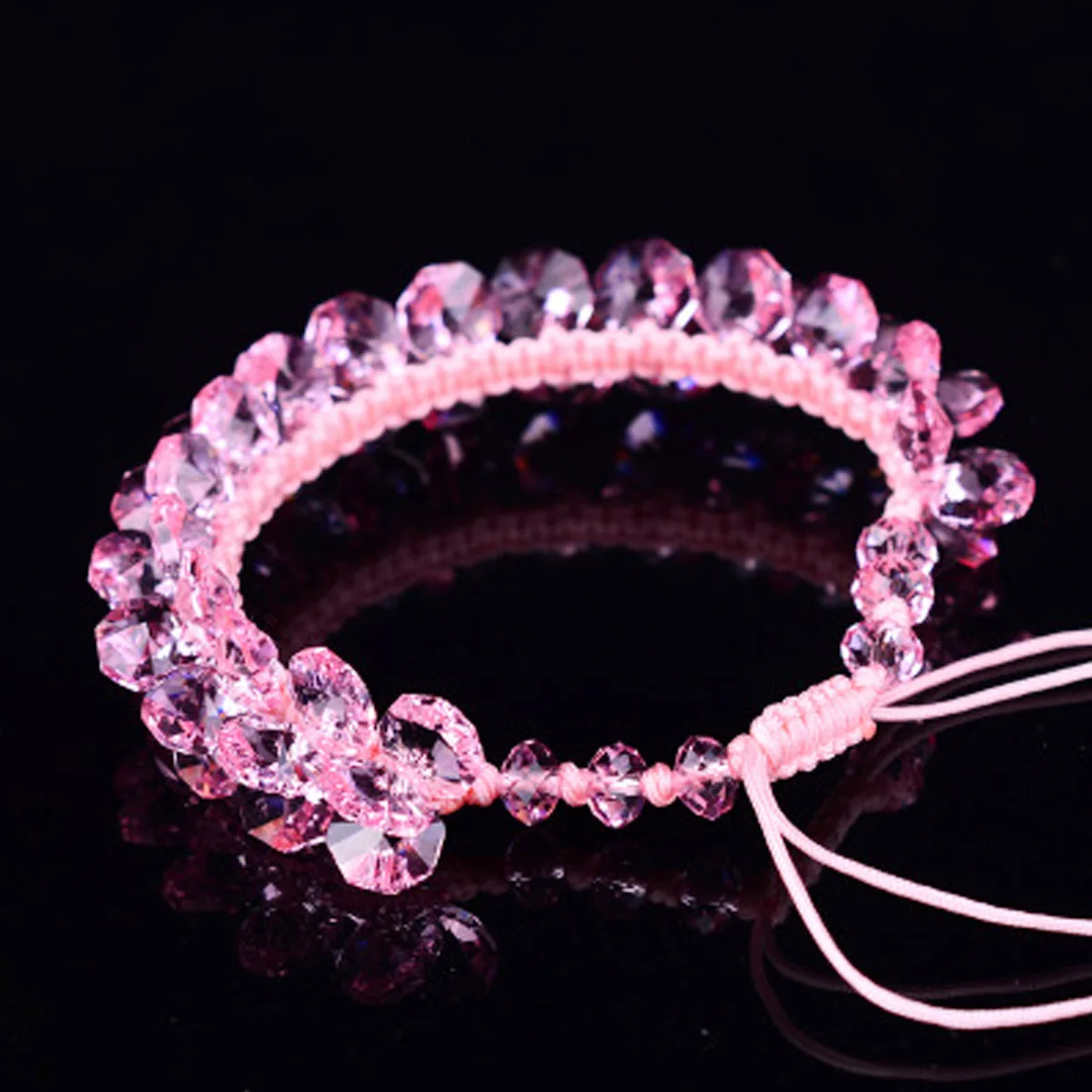 

11Pcs DIY Jewelry Accessories Handmade Beaded Bracelet Jewelry Line Roll Transparent Non Woven Plastic (White, Light