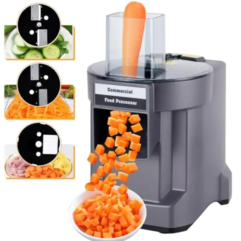 110V/220V Commercial Vegetable Cutting Machine Automatic Vegetable Carrot Potato Chopper Slice Shred Diced Quickly Vegetables