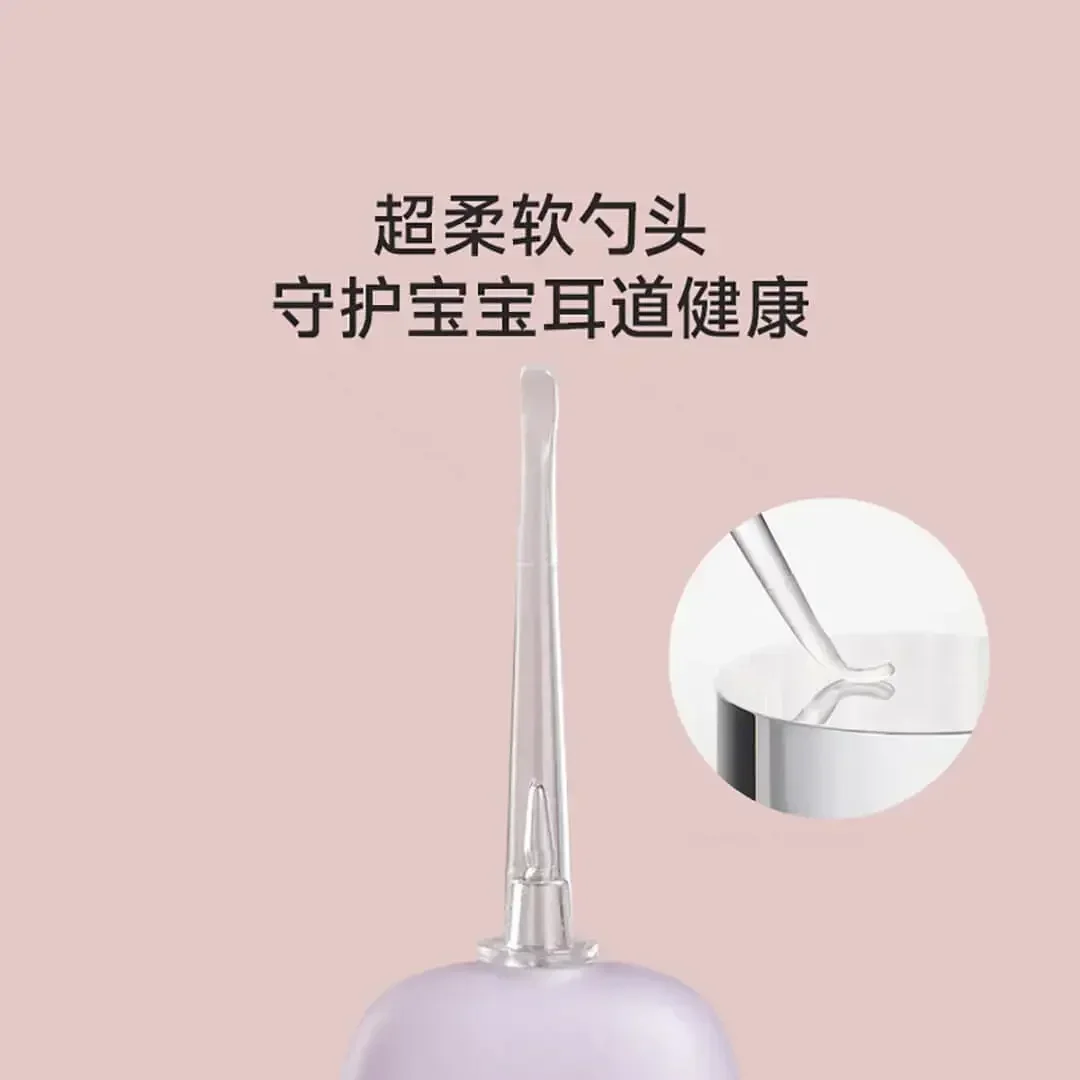 LUSN Cartoon Baby Ear Cleaner Earwax Removal Tool Flashlight Earpick Ear Cleaning Luminous Ear Curette Light Spoon For Children