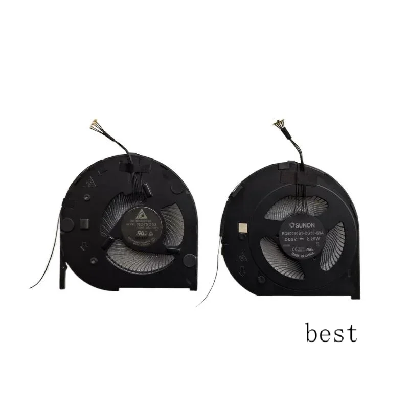 Для нового оригинального вентилятора процессора ноутбука для ThinkPad T14 T490 T495 ND75C33 18F16 5H40S72946 SUNON EG50040S1-CG30-S9A 5H40W36703 Для нового оригинального вентилятора процессора ноутбука для ThinkPad T14 T490 T495 ND75C33 18F16 5H40S72946 SUNON EG50040S1-CG30-S9A 5H40W36703