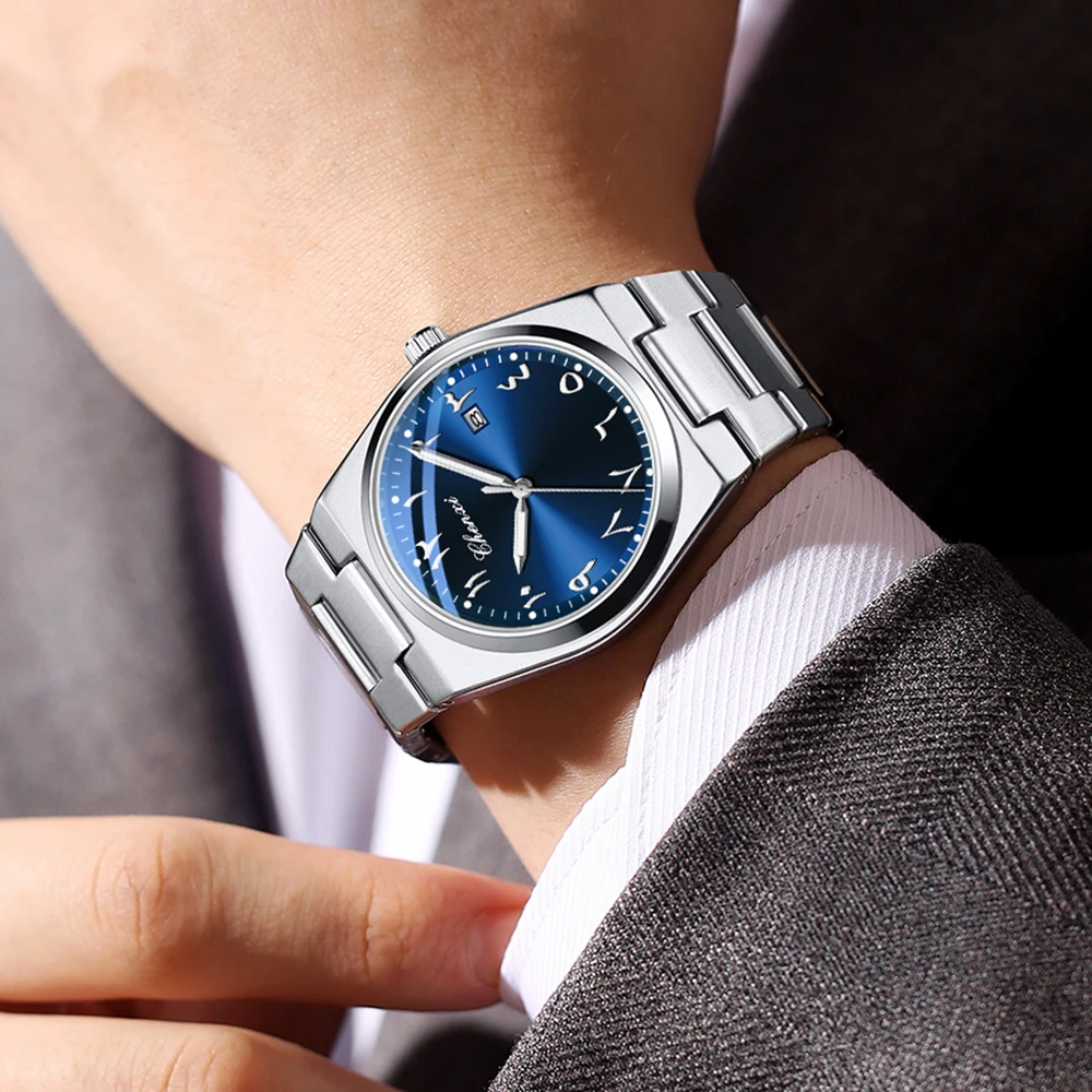 CHENXI Original Quartz Business Watch For Men Calendar Luminous Man Watches High Quality Stainless Steel Date Wristwatches Male