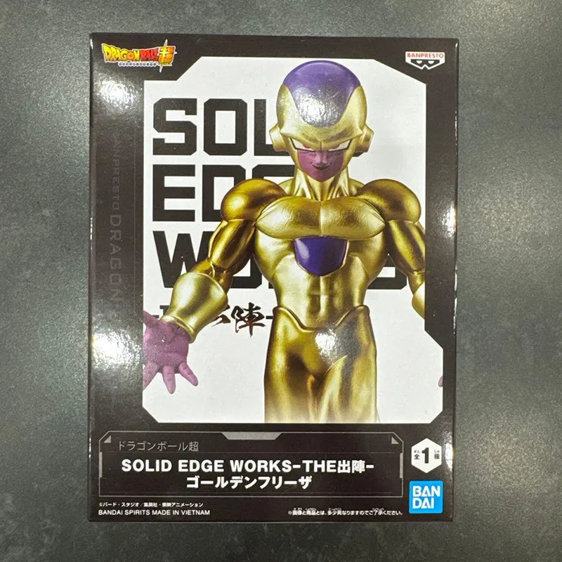 In Stock BANPRESTO DRAGON BALL SUPER SOLID EDGE WORKS Golden Frieza‌ PVC 17CM Anime Action Figures Model Collection Toy view 6