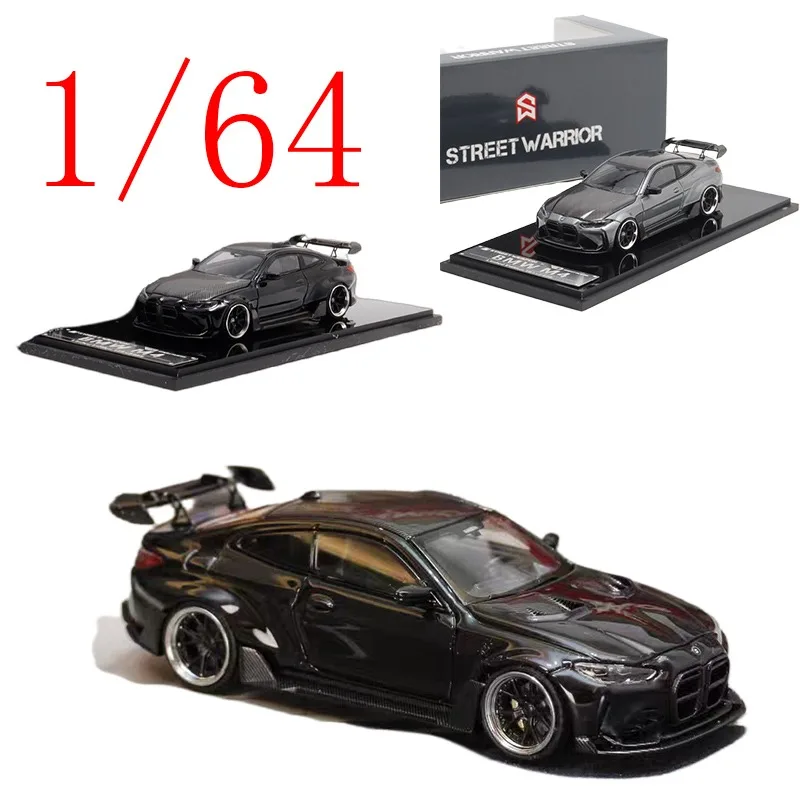 

SW Diecast 1/64 Scale BMW Alloy Model Cars BMW G82 M4 ADRO BODY KIT LBWK Play Vehicles Toys for Boys Gift Original Box