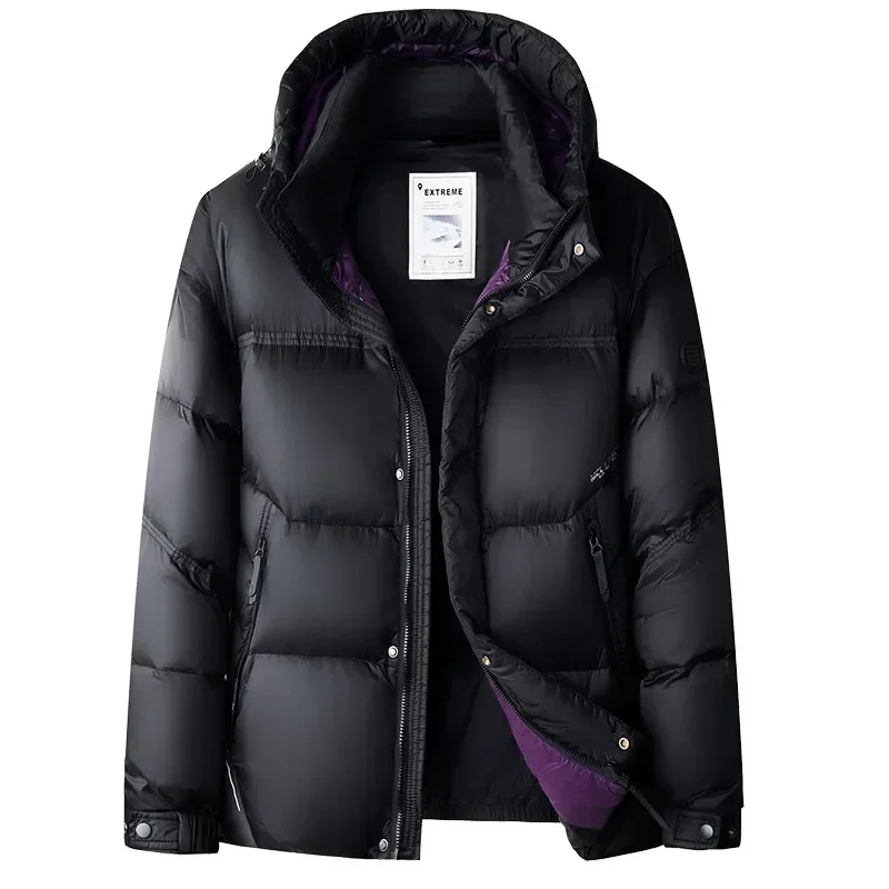 Designer Clothes Men Hooded Short Down Jacket Duck Down Men's Lightweight Padding 2024 Mens Winter Jacket Cold Male Coat