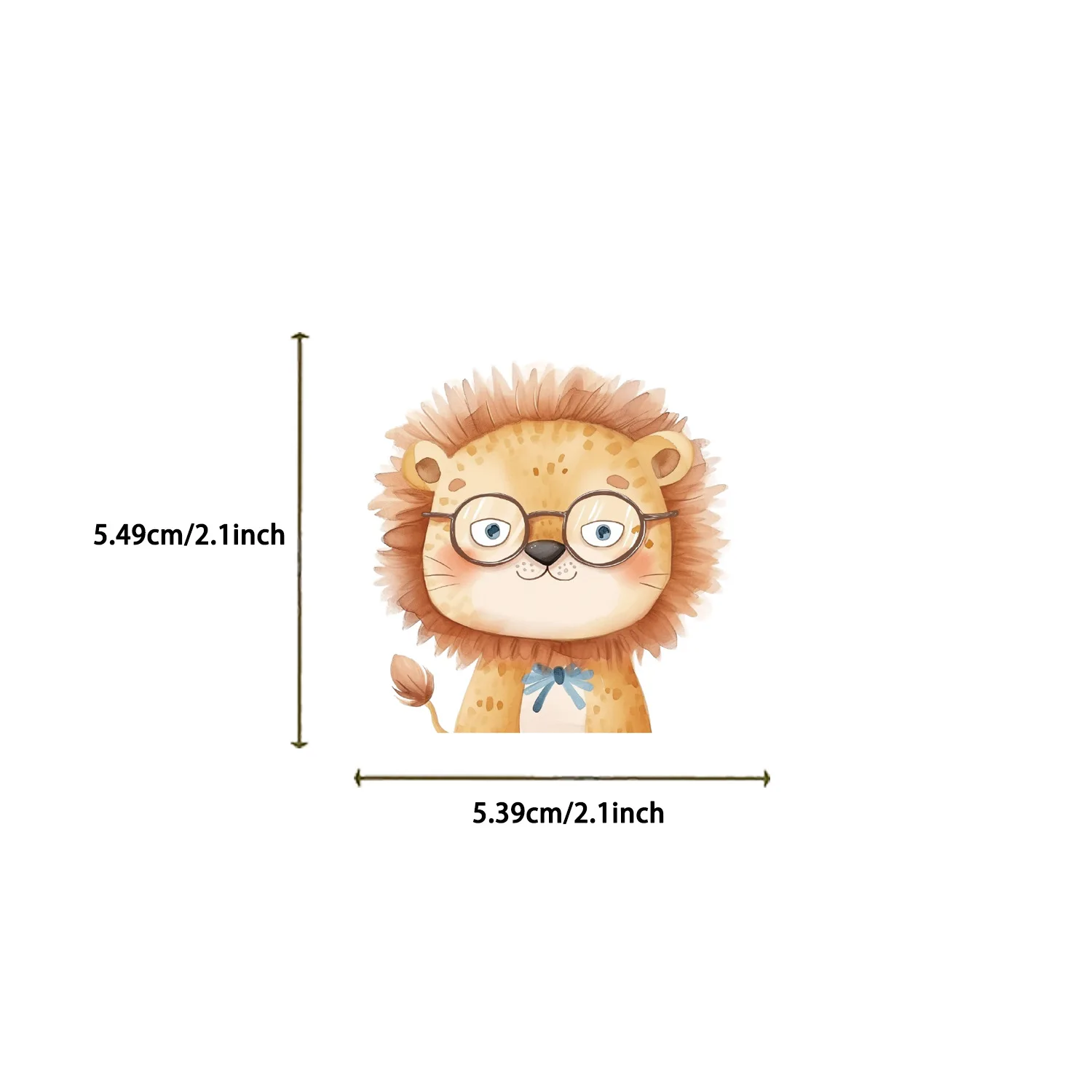 50 Pcs Glasses Animal Cartoon Graffiti Stickers Waterproof Vinyl Decals for Luggage Journal Notebook Laptop Gift