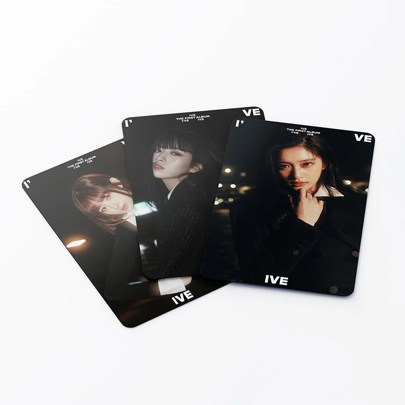 55pcs/set Kpop Idol Lomo Cards IVE Photocards Photo Card Postcard for Fans Collection