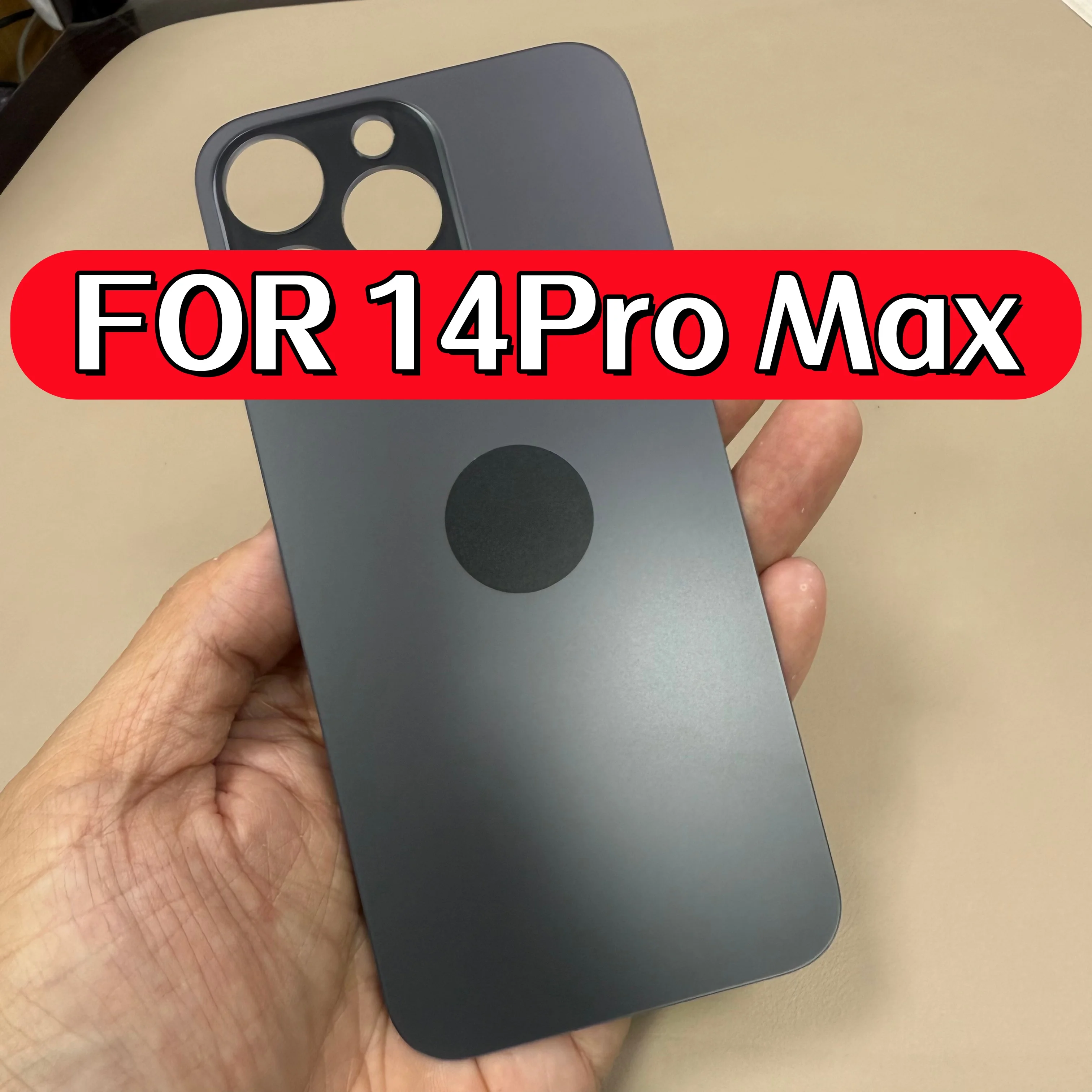 1Pcs Rear Back Cover Glass For iPhone 14 Pro Max Replacement Housing Shell Repair Parts For iPhone14PM Rear Glass Panel image 4