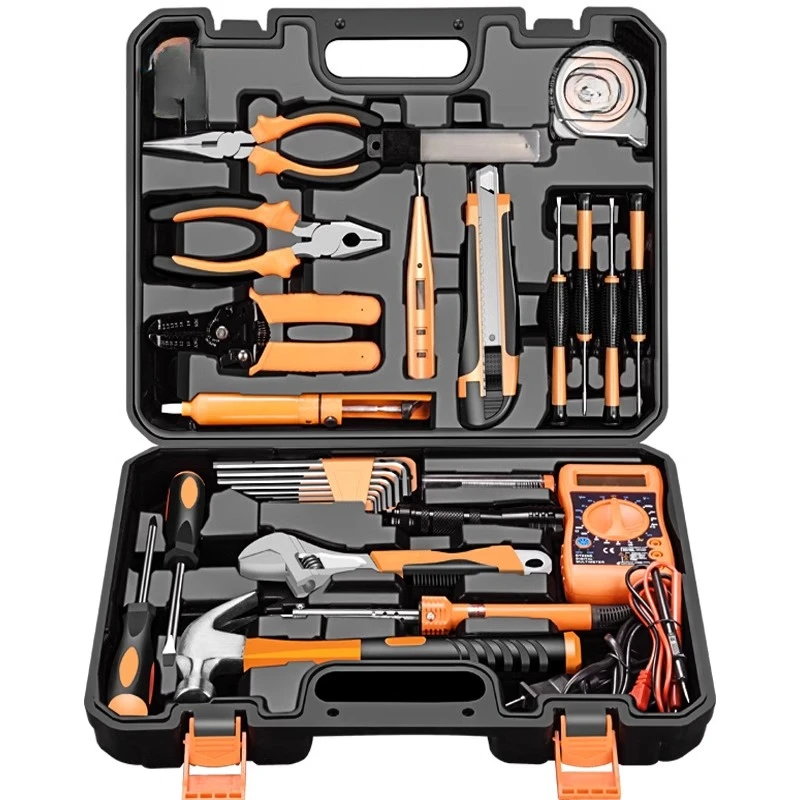 Multifunctional hardware tool set Home combination toolbox with gift Hardware tools Daquan