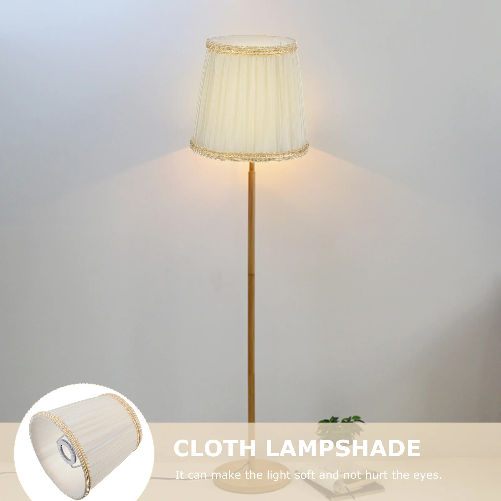 

1 pc Cloth Lampshade For Ceiling Pendant Chandelier Lamp Shade Dust Insect Protection Durable Fabric Cover Exquisite Home Decor