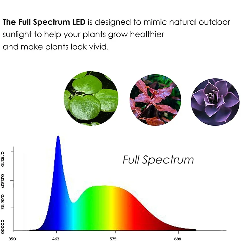 Imagem -05 - Full Spectrum Led Light com Placa de Bambu Aquário Nano Tanque Betta Vasos de Plantas Suculenta Paisagem em Miniatura