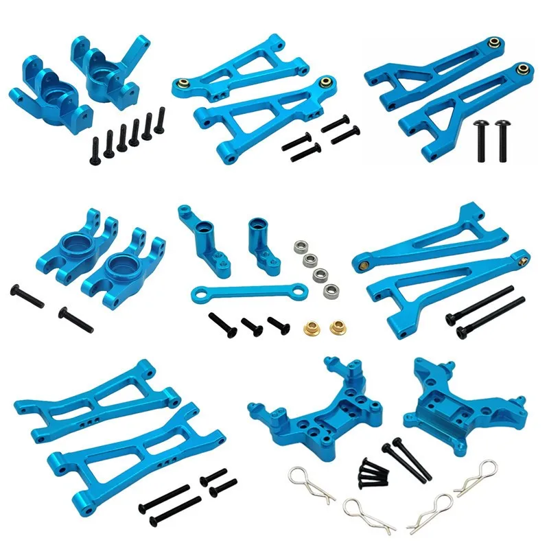 RC Car Vulnerable Parts Set Fit for MJX 1/16 16212 Remote Control Car Parts Metal Upgrade&Modification