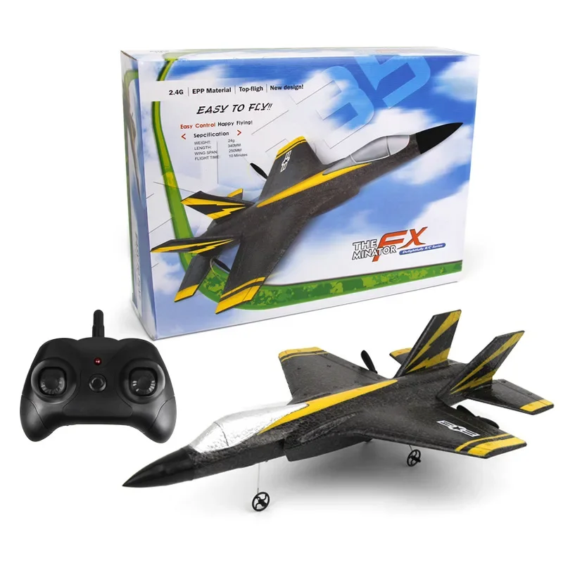 

Fx635 RC Plane Remote Control Aircraft Plane Glider F35 Fighter Children's Foam Toy Aircraft Model Aircraft For Birthday Gifts