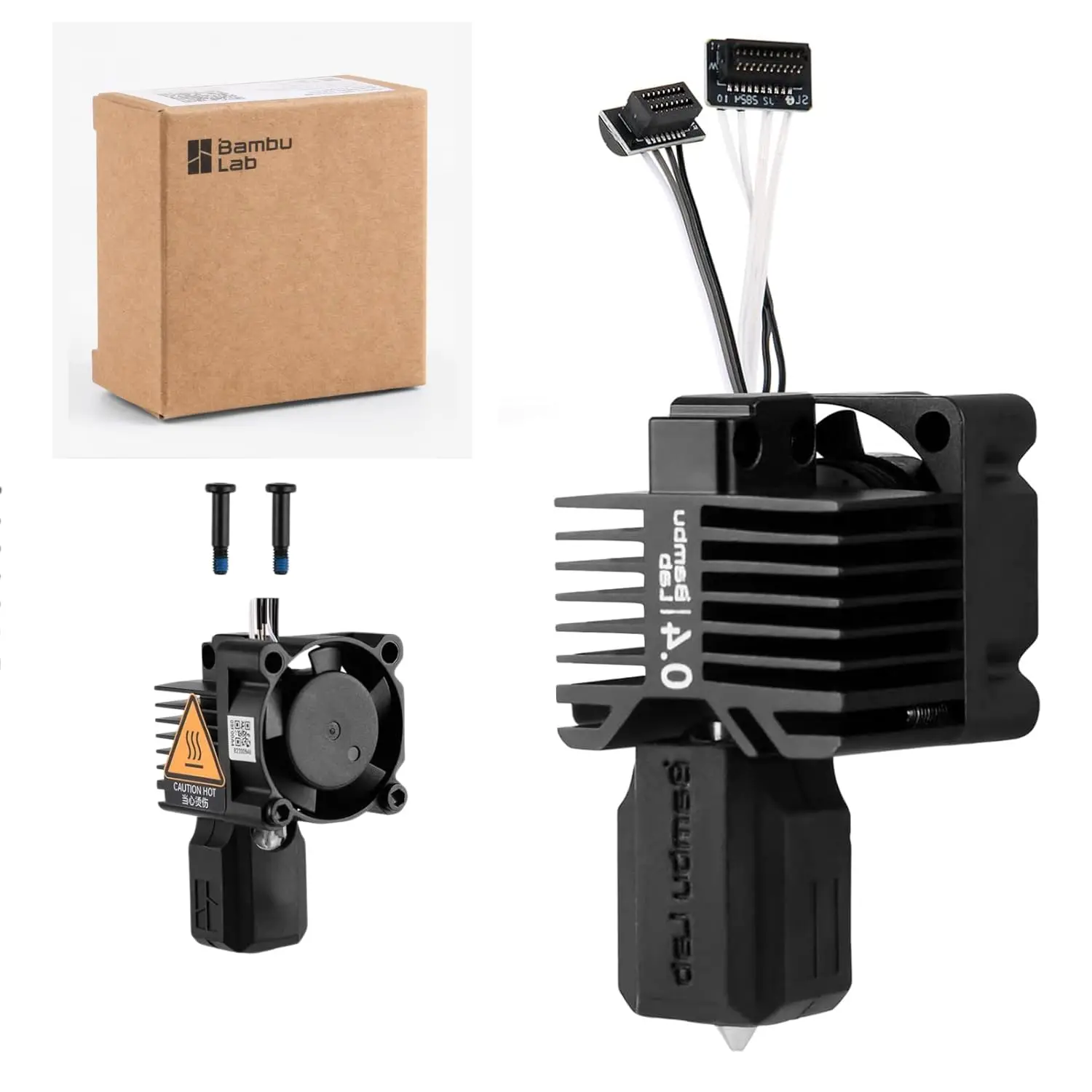 

For BambuLab P1 Series/X1C Hardened Steel Nozzle All-Metal Hot End Kit 3D Printer Accessories