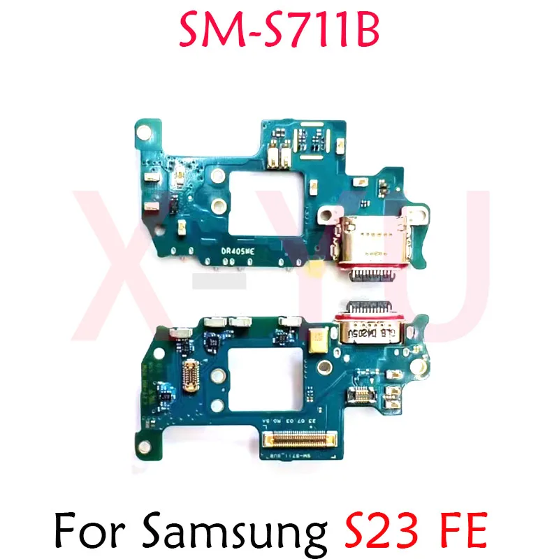 For Samsung Galaxy S23 FE S711B USB Charging Board Dock Port Flex Cable Repair Parts