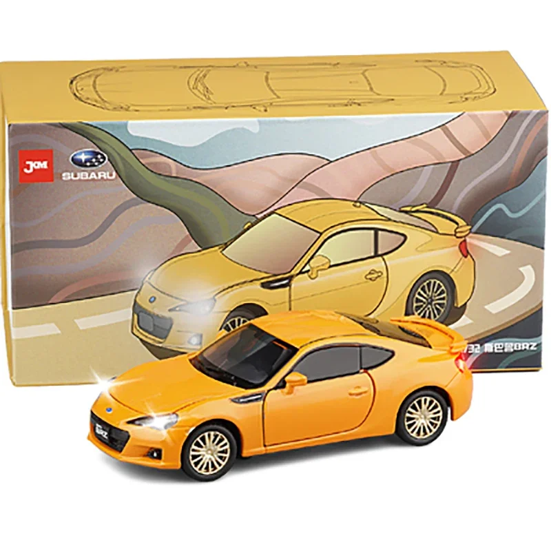 

Модель автомобиля JKM 2019 Subaru BRZ масштаб 1/32 имитация из сплава металлическая модель литая модель автомобиля для коллекционного подарка сувенирная коллекция