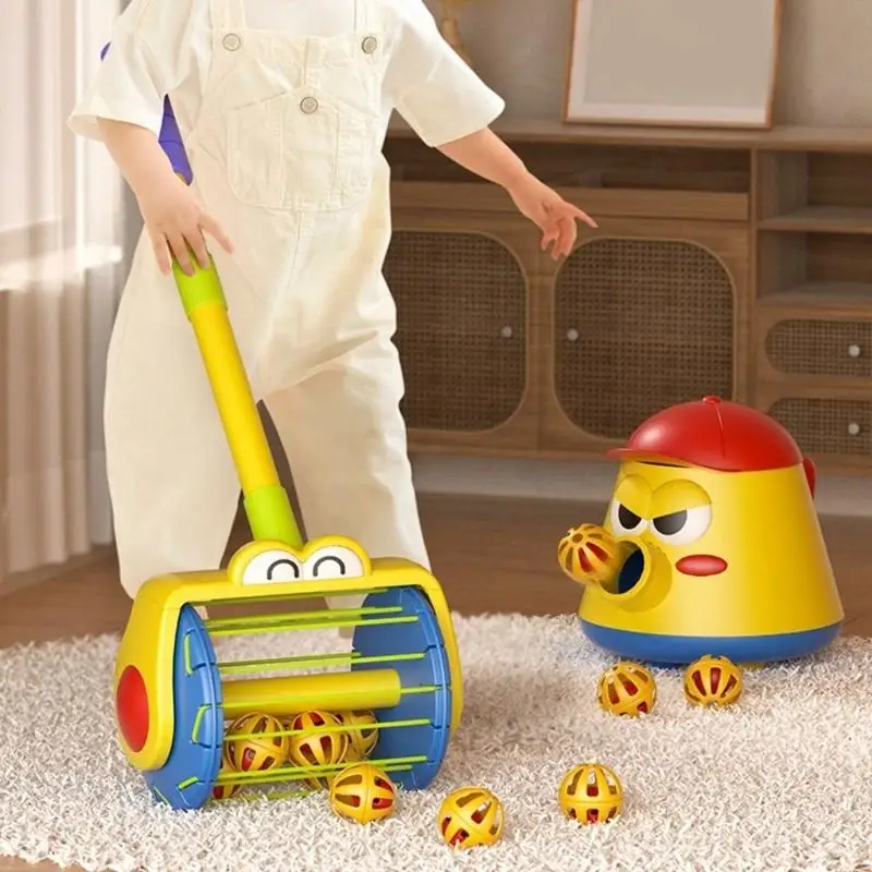 

Детская двухтактная обучающая игрушка для ходьбы с погремушкой для раннего развития малышей и развития мелкой моторики A2UB