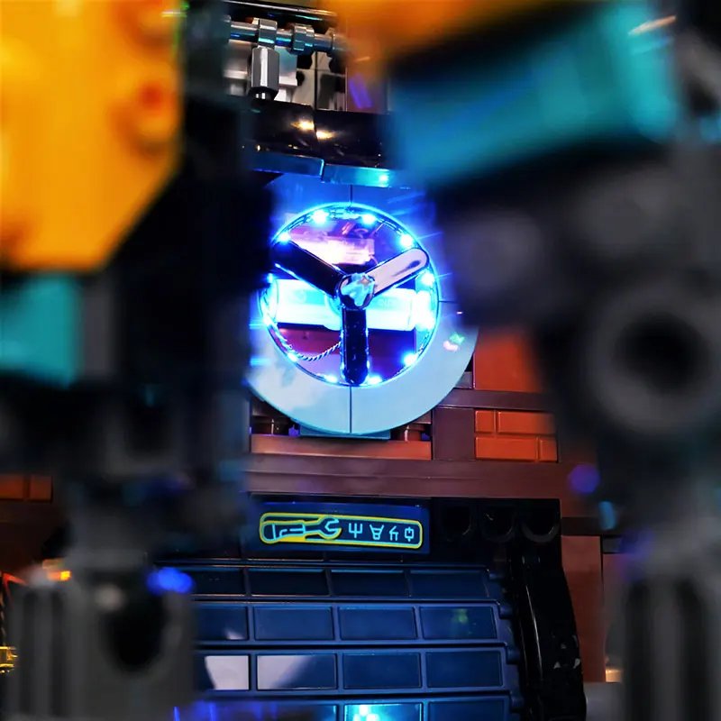 مجموعة إضاءة LED لورش عمل مدينة ليجو نينجاغودينغ 71837 مصباح لعبة ذاتية الصنع هدية (لا تشمل مكعبات البناء مجموعات الطوب مجموعات النموذج)