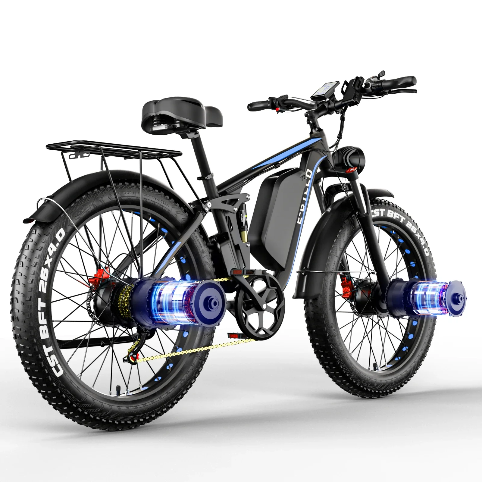 Land Cruiser – Vélo Électrique 26 Pouces, 48v, 23ah, 2000w, 1000w, Deux