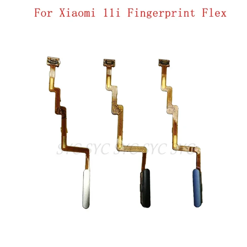 Fingerprint Sensor Flex Cable For Xiaomi Mi 11i Touch Sensor Scanner Button Repair Parts