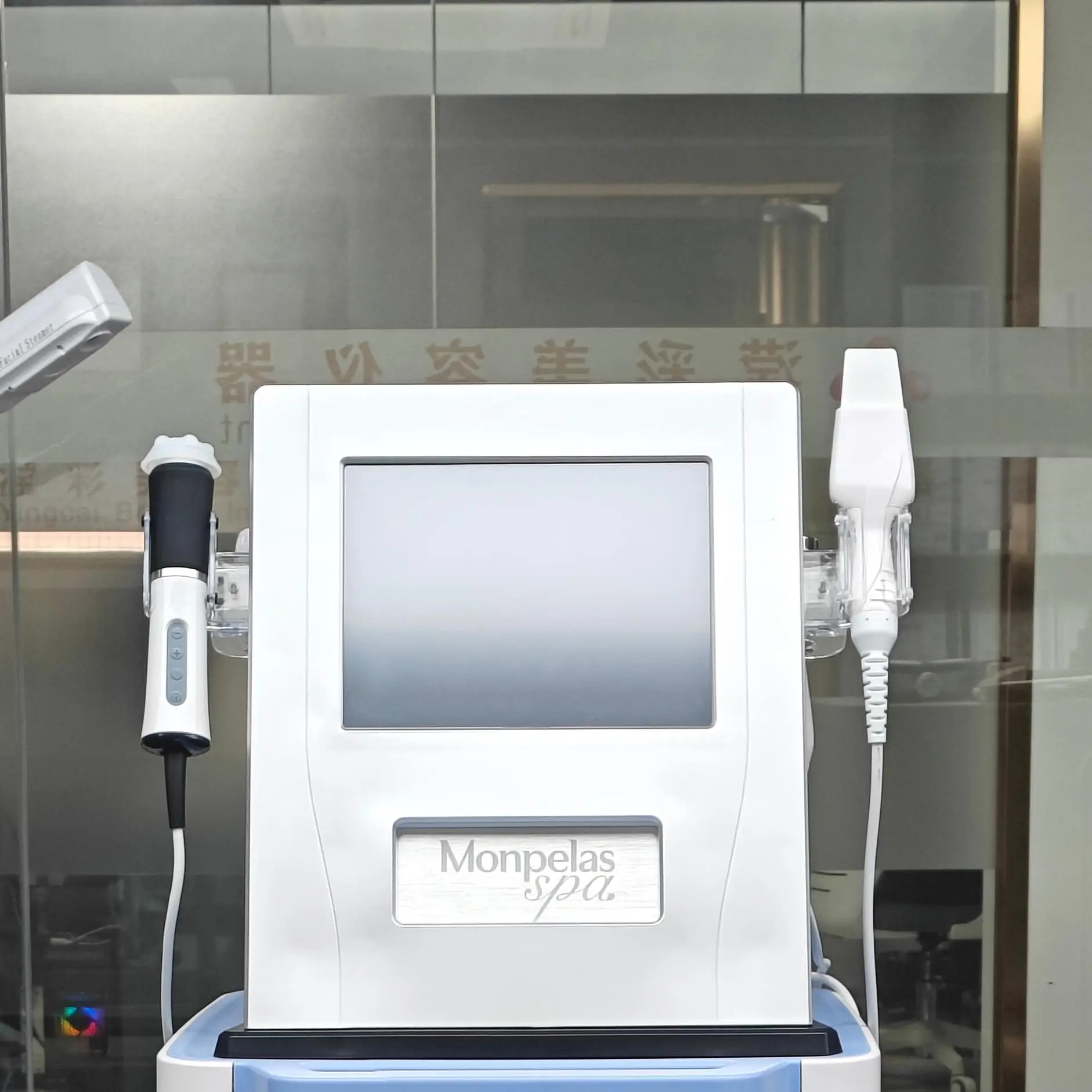 2025 NUOVO 4in1 CO2 Ossigeno Bubble Jet Peeling Pulizia del viso Rafforzamento della pelle Sbiancamento Ultrasuoni Macchina per il lifting del viso