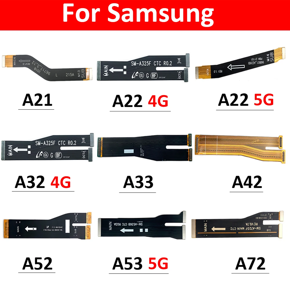 Main Board Motherboard Connector Mainboard Flex Cable For Samsung A32 A42 A52 A22 A72 A21 A53 A33 A73 A24 A34 A54 A52s 4G 5G